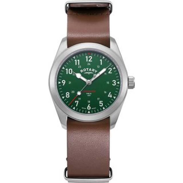 Rotary GS05535/56 Herrenuhr RW 1895 Field 37mm 10ATM