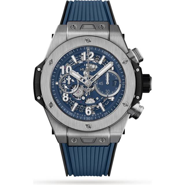 Big Bang Unico Titanium Blue 44mm Mens Watch