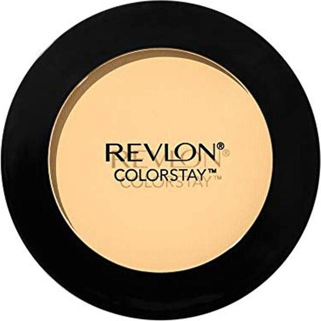 Revlon ColorStay Pressed Powder  Longwearing Oil Free  -Fragrance Free  Noncomedogenic Face Makeup  Banana (100)  0.3 Oz