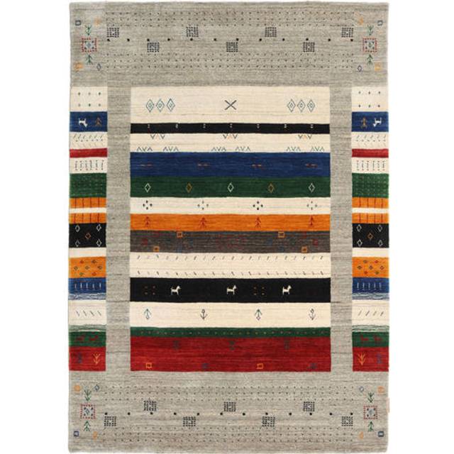 Loribaf Loom Designer Matta - Grå / Flerfärgad 140x200