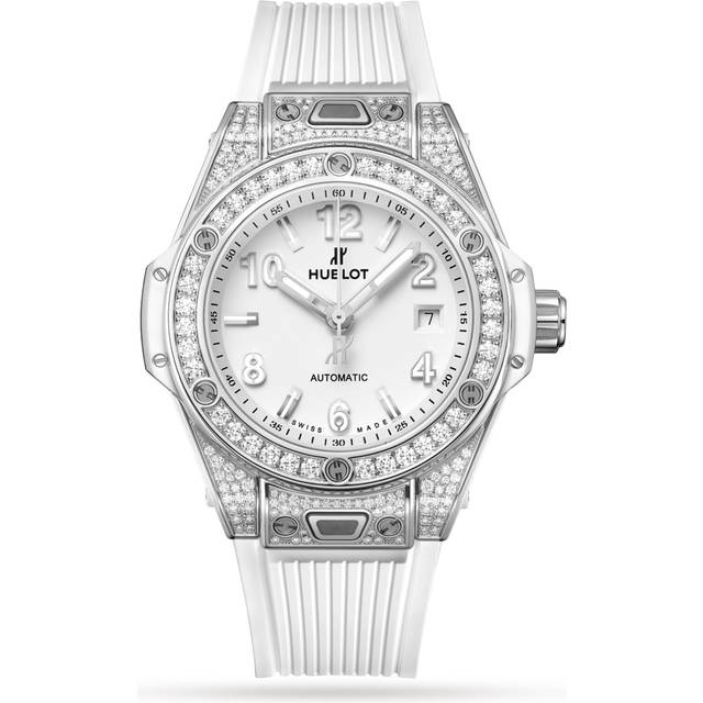 Hublot Big Bang One-Click Steel White Pavé 33mm Diamond Automatic Watch