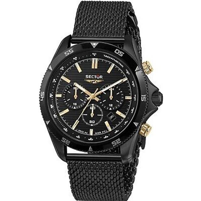 Sector 650 Chronograph Stainless Steel Black Dial Quartz R3273631005 100M Men's Watch