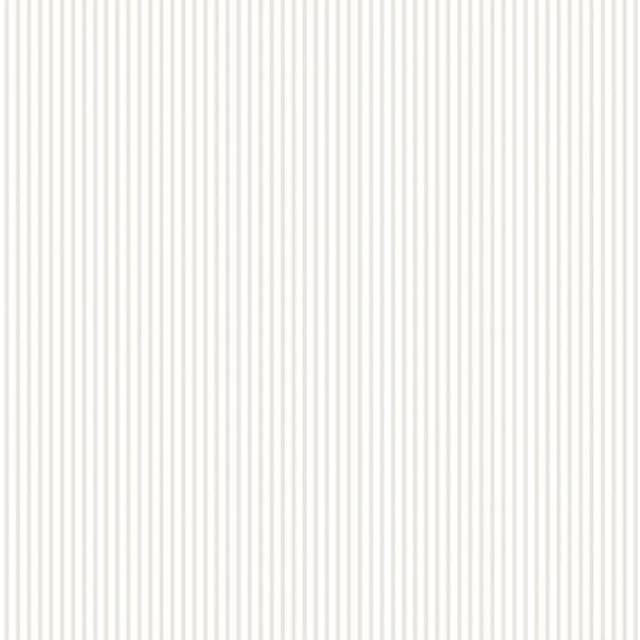 Galerie Small Prints Stripe Silver Grey Wallpaper G56642, Silver