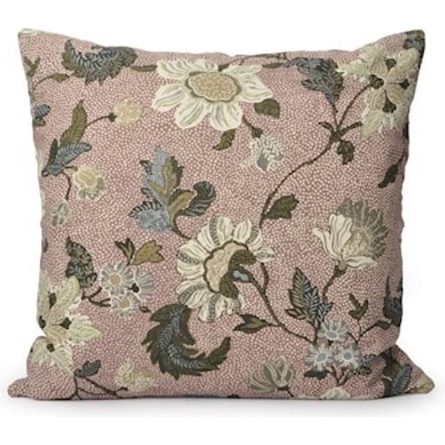 Ceannis - Flower Linen Kuddfodral 50x50 Cm Dusty Pink - Dammig Rosa