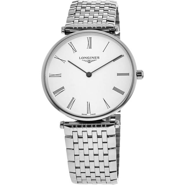 Longines Ladies La Grande White Dial Watch L4.866.4.11.6 - Silver