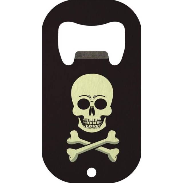 Grindstore Skull & Crossbones Mini Bar Blade Bottle Opener - Black - one size
