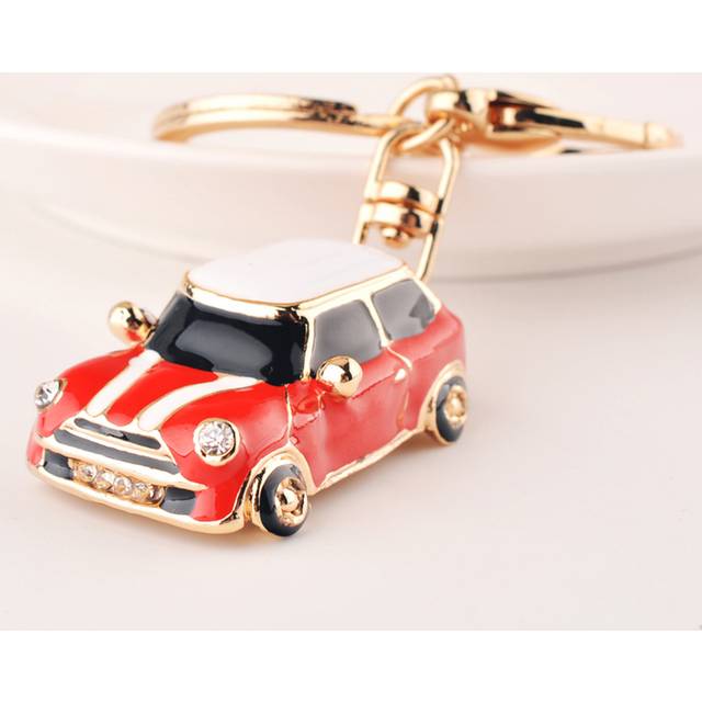 SHEIN Cute 0657 Fashionable Mini Car Keychain, Exquisite Gift Keyring Pendant Car Accessories Bag Charm School