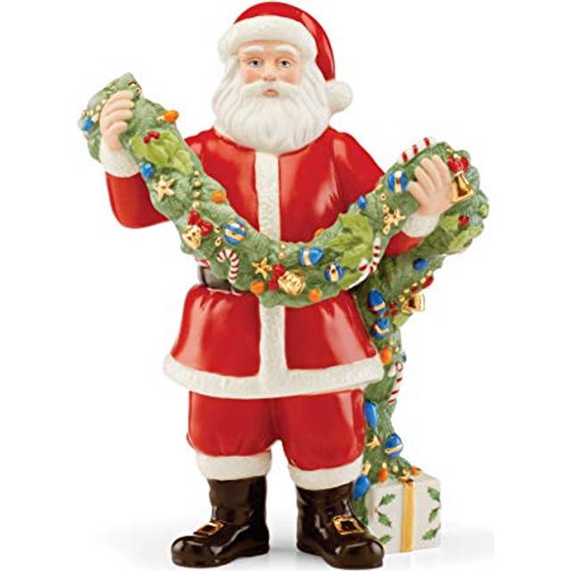 Lenox 2020 Santa Decking The Halls Figurine  1.30 LB  Multi