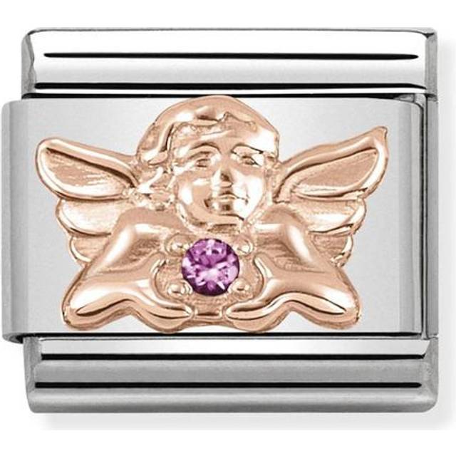Nomination Classic Rose Gold CZ Angel Of Friendship Fairytale &amp; Fa