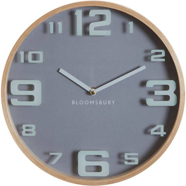 Premier Housewares - Interiors by Premier Contemporary Large Digits Wall Clock, Easy To Maintain Kitchen Clock, Lightweight Wall Clock For Indoor