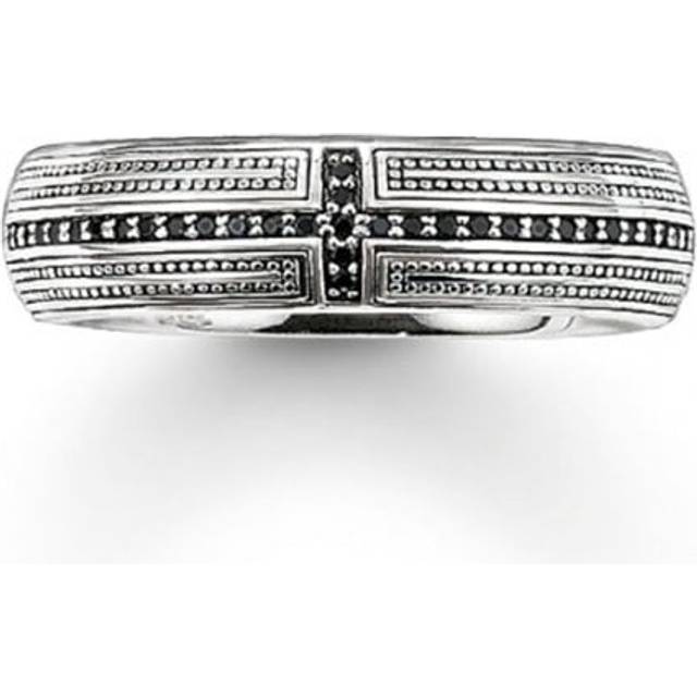 Thomas Sabo PavÃ Cross Band Ring TR1943-051-11 - Size 62