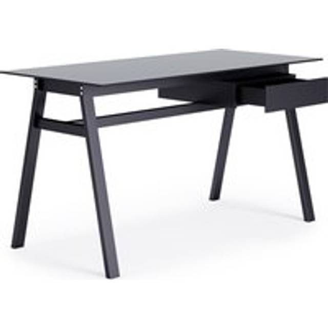 Alphason Richmond Glass Desk-Black