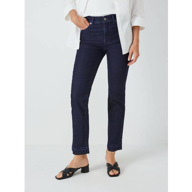 7 For All Mankind The Straight Crop mid-rise jeans - blue (UK 8)