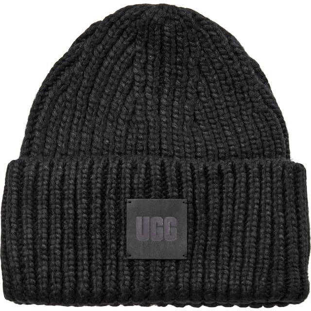 Chunky Rib Beanie Hat by UGG - black - One Size