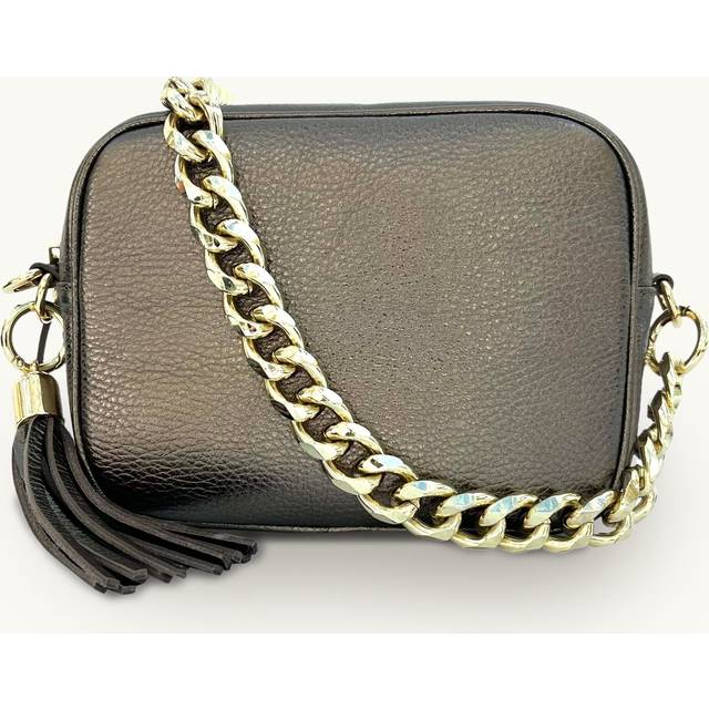 Apatchy London Leather Camera Crossbody Bag