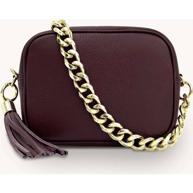 Apatchy London Leather Camera Crossbody Bag