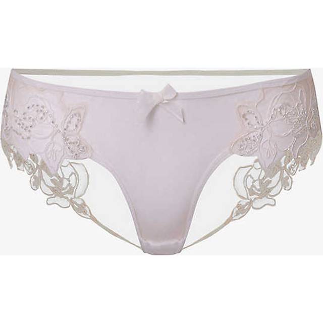 Agent Provocateur Off-White & Beige Lindie Thong - 111692 Sand/Ivory - 5