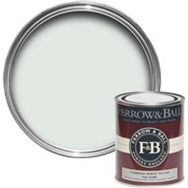 Farrow and Ball Full Gloss, Cabbage White No. 269 750ml, Wood and Metalwork Paint, Door Paint, Window Paint, Joinery and Fixture