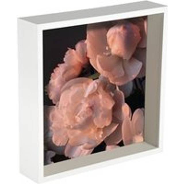 10" x 10" 3D Deep Box Photo Frame - White