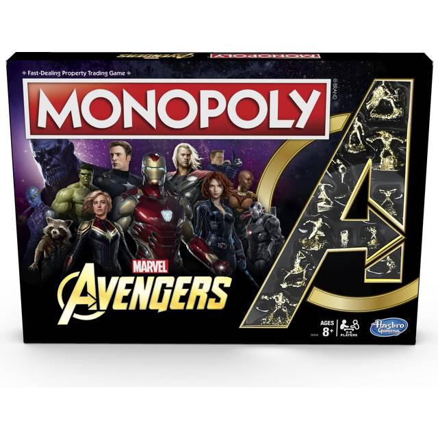 Hasbro Gaming Monopoly: Marvel Avengers Edition Board Game  Ages 8 and Up
