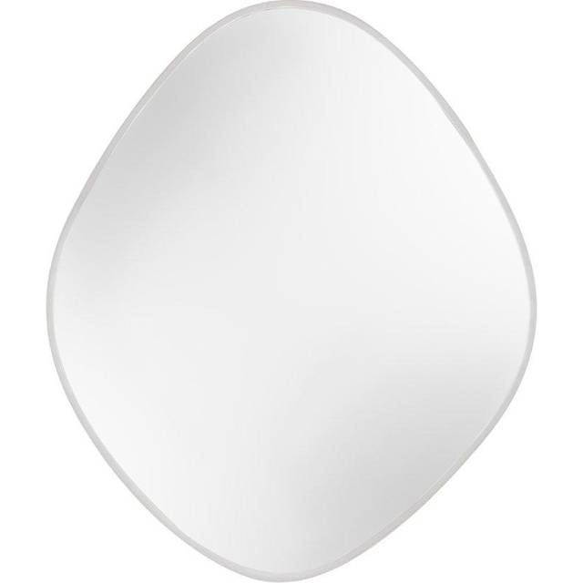 Organic Shaped Wall Mirror 50cm x 60cm Mirror Grey