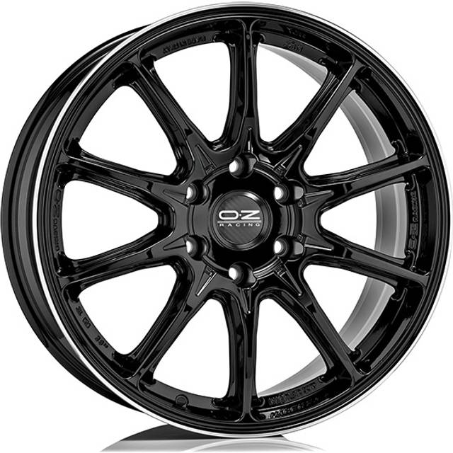 OZ Racing HyperXT HLT Offroad Alloy Wheels In Gloss Black Diamond Lip Set Of 4 - 20x9 Inch ET38 6x114.3 PCD Gloss Black Diamond Lip, Black