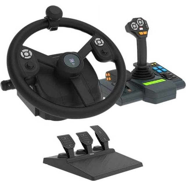 Hori Farming Vehicle Control System - Farm Sim Steering Wheel and Pedals