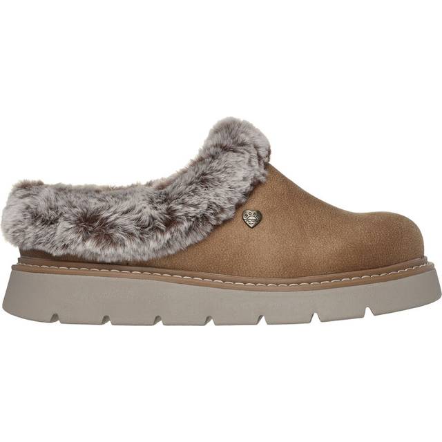Skechers Dam Keepsakes Lite mysig blandning toffel, Kastanj, 36 EU