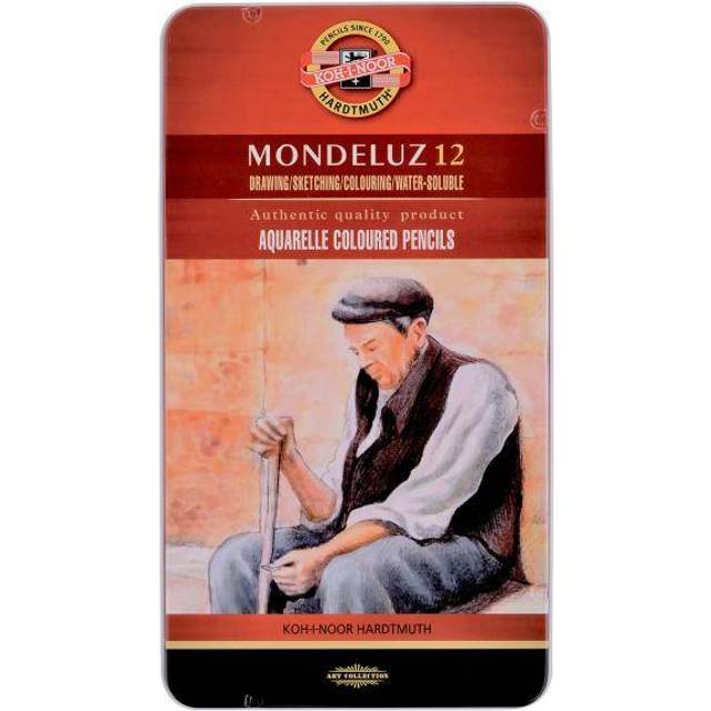 Koh-I-Noor : Mondeluz : Aquarell Coloured Pencils 3722 : Set of 12