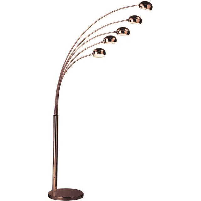 Premier Housewares - Zeus 5 Arced Lights Floor lamp with eu Plug