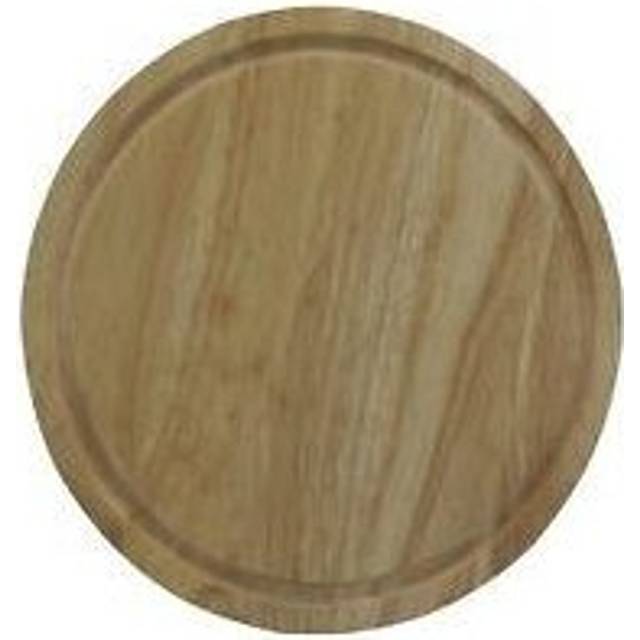 25cm round wooden bread cheese fruit vegetable cutting chopping cutting board