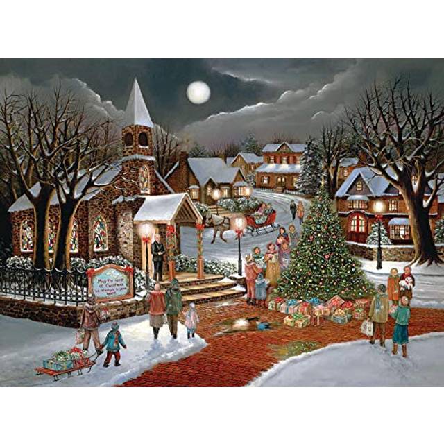 "- 1000 Piece Jigsaw Puzzle for Adults 20"" x 27""Â - Spirit of Christmas - 1000 pc Jigsaw by Artist MHS Licensing"