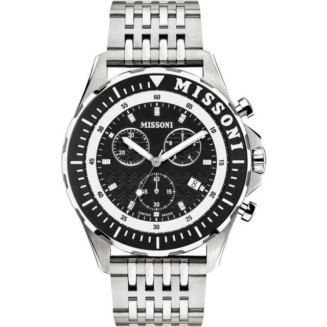 Missoni, Watches, male, Gray, ONE SIZE, Swiss New Chrono Sporty Elegance Watch