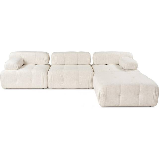 Hanah Home - Hörnsoffa Puca 4-sits - Beige - Divansoffor - Från Homeroom