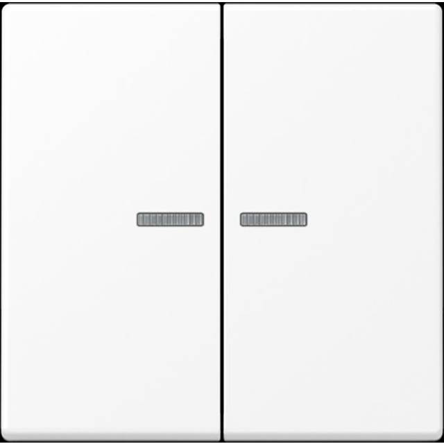 A102KO5BFWWM - Cover plate for switch/push button white A102KO5BFWWM