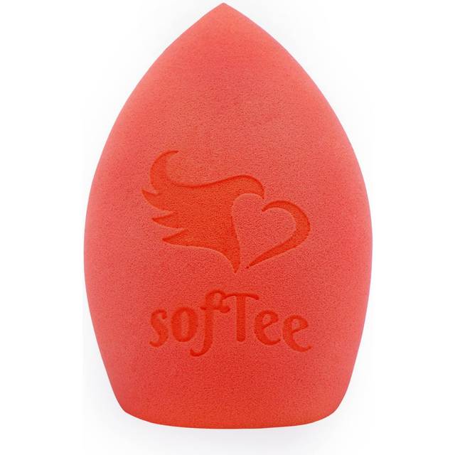 SofTee Makeup Sponge Blender XL - Vegan  Cruelty Free  Latex-Free Makeup Blender Beauty Sponge for Face and Body - Flawless for Blush Cream  Liquid Fo