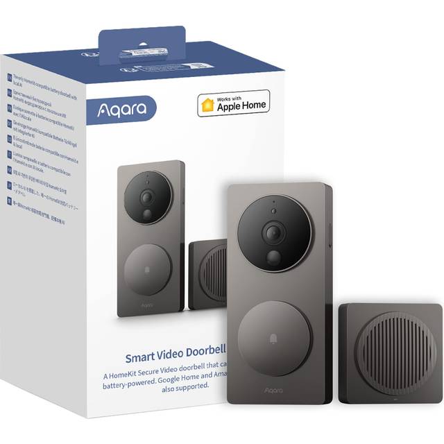 Aqara Video Doorbell g4 (chime Included)  1080p FHD HomeKit Secure Vid