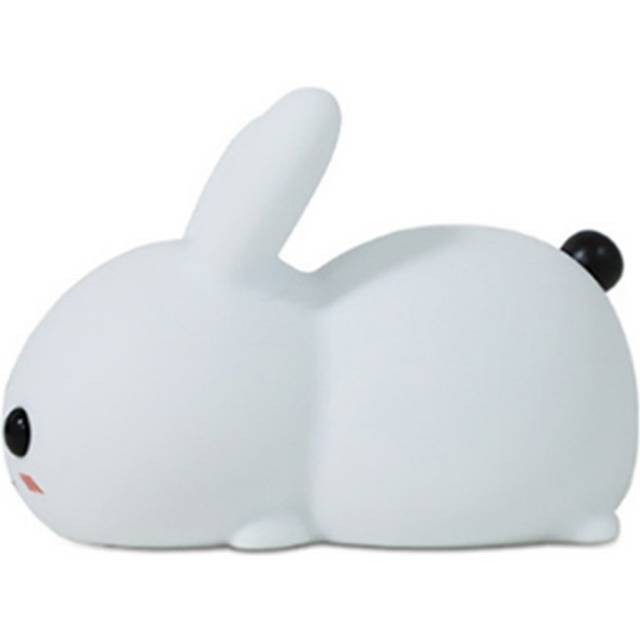 D36 Cute Bunny Night Light Portable Animal Lamp for Bedroom Kawaii Room Decor Color Changing Toys Light Up Anime Rabbit Sleeping Light
