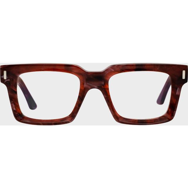 Cutler and Gross 1386 Eyeglasses 07 Burgundy Marble