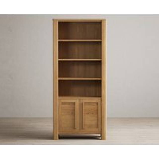 Eclipse Solid Oak Tall Bookcase