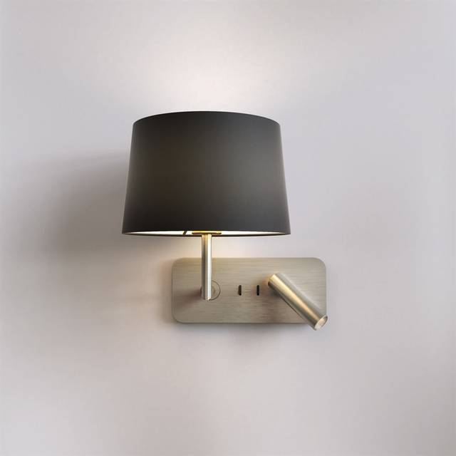 Astro 1406014 Side by Side Grande USB Reading Light Matt Nickel