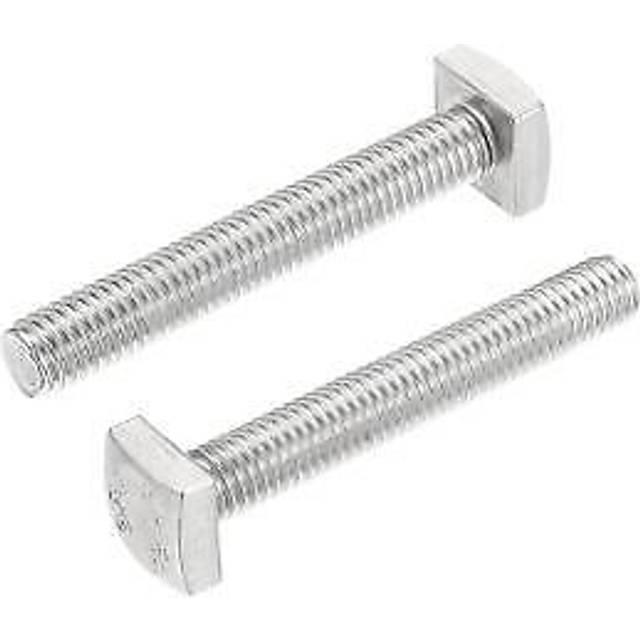 Square head bolt, 2pcs m8x55mm 304 stainless steel grade c square screw