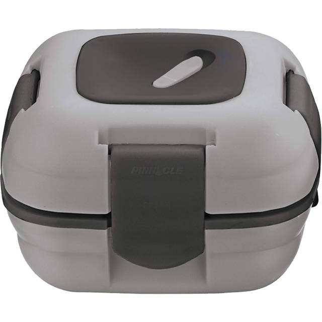 Pinnacle Insulated Leak Proof Lunch Box for Adults and Kids - Thermal Lunch Container With NEW Heat Release Valve  16 oz (Grey)