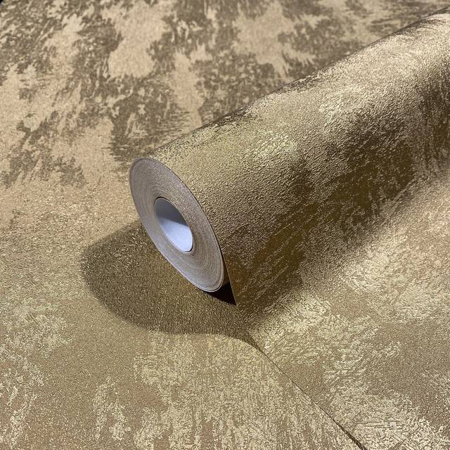 Galerie Urban Textures Plain Texture Gold Wallpaper 34280, Gold
