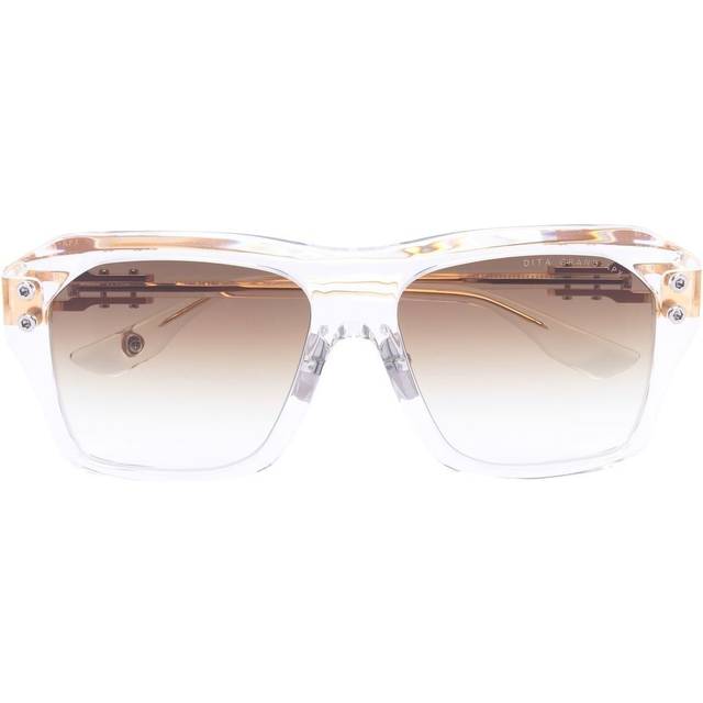 Dita Eyewear - Grand-APX square sunglasses - men - Acrylic/Acetate - 57 - Neutrals