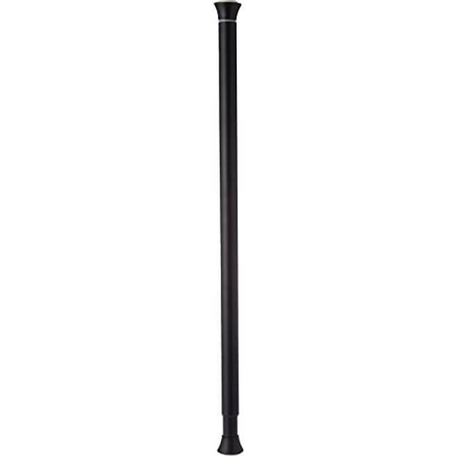 Shower Curtain Tension Rod - 61 to 91.4 cm, Black