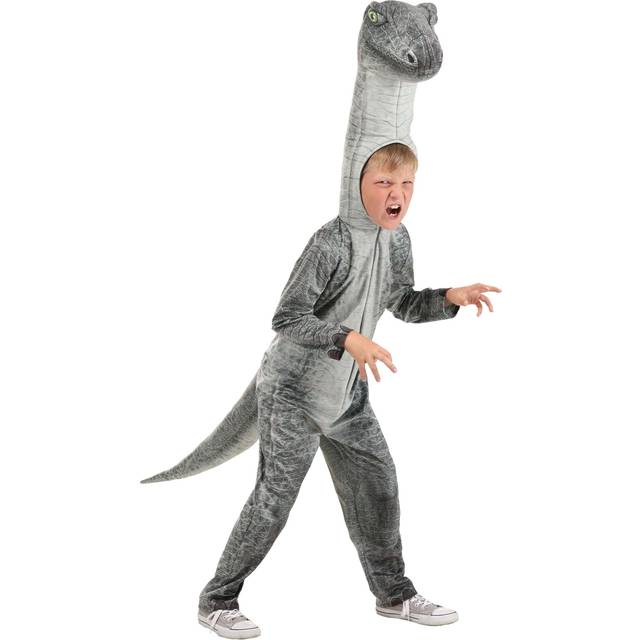 Brontosaurus Dinosaur Kid's Costume | Dinosaur Costumes - Green (XL)