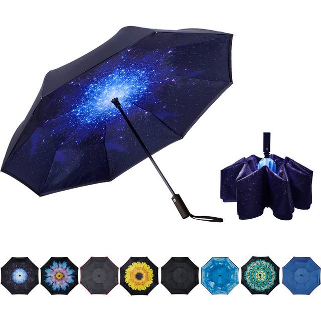 NOORNY Inverted Umbrella Double Layer Automatic Folding Reserve Umbrel