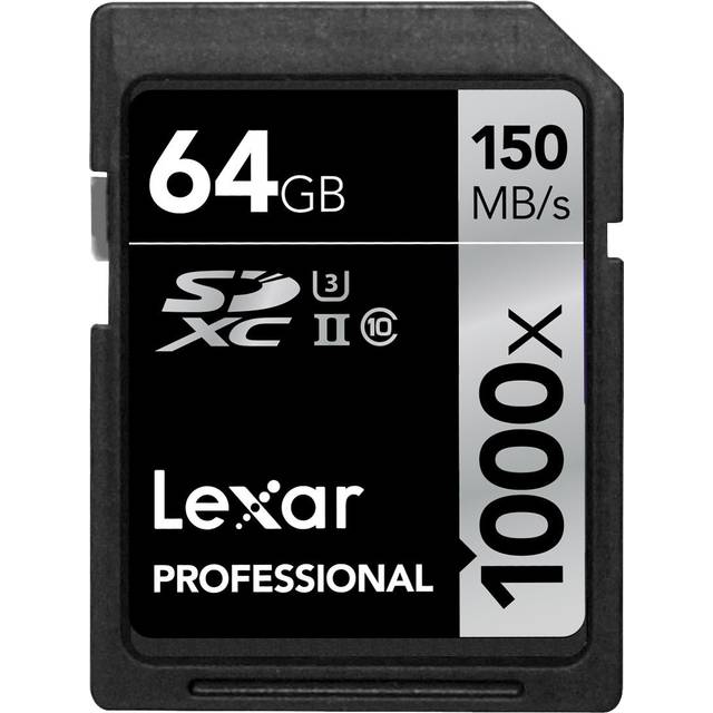 Lexar Professional 1000x 64GB SDXC UHS-II Card