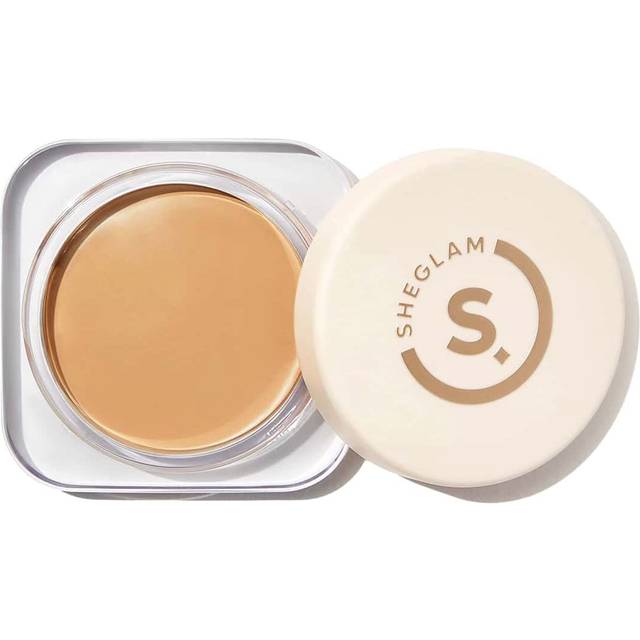 SHEGLAM Full Coverage Foundation Balm-Butterscotch Long Lasting Flawless Moisturizing Foundation Oil-Control Color Corrector Concealer Pore-Less Cover Blemish